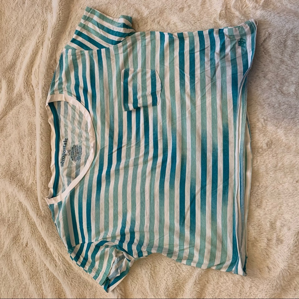 Aeropostale ombré cropped top